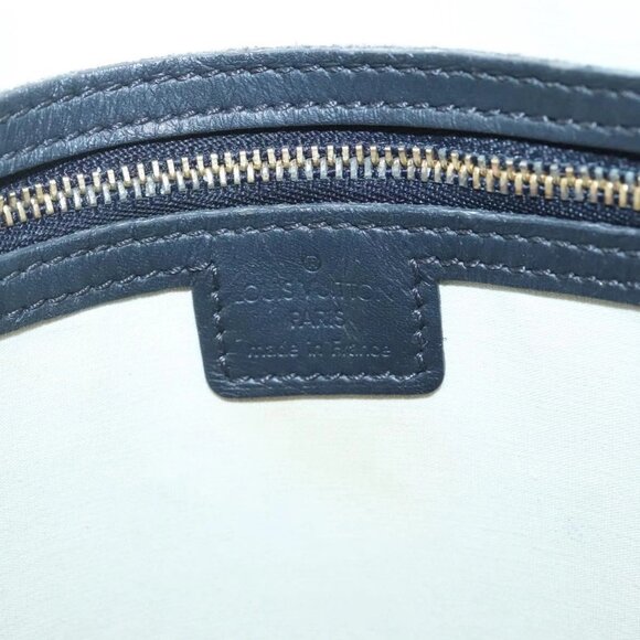 LOUIS VUITTON Monogram Mini Alma Haut Hand Bag Blue M92202 LV Auth 140886 - Picture 10 of 16